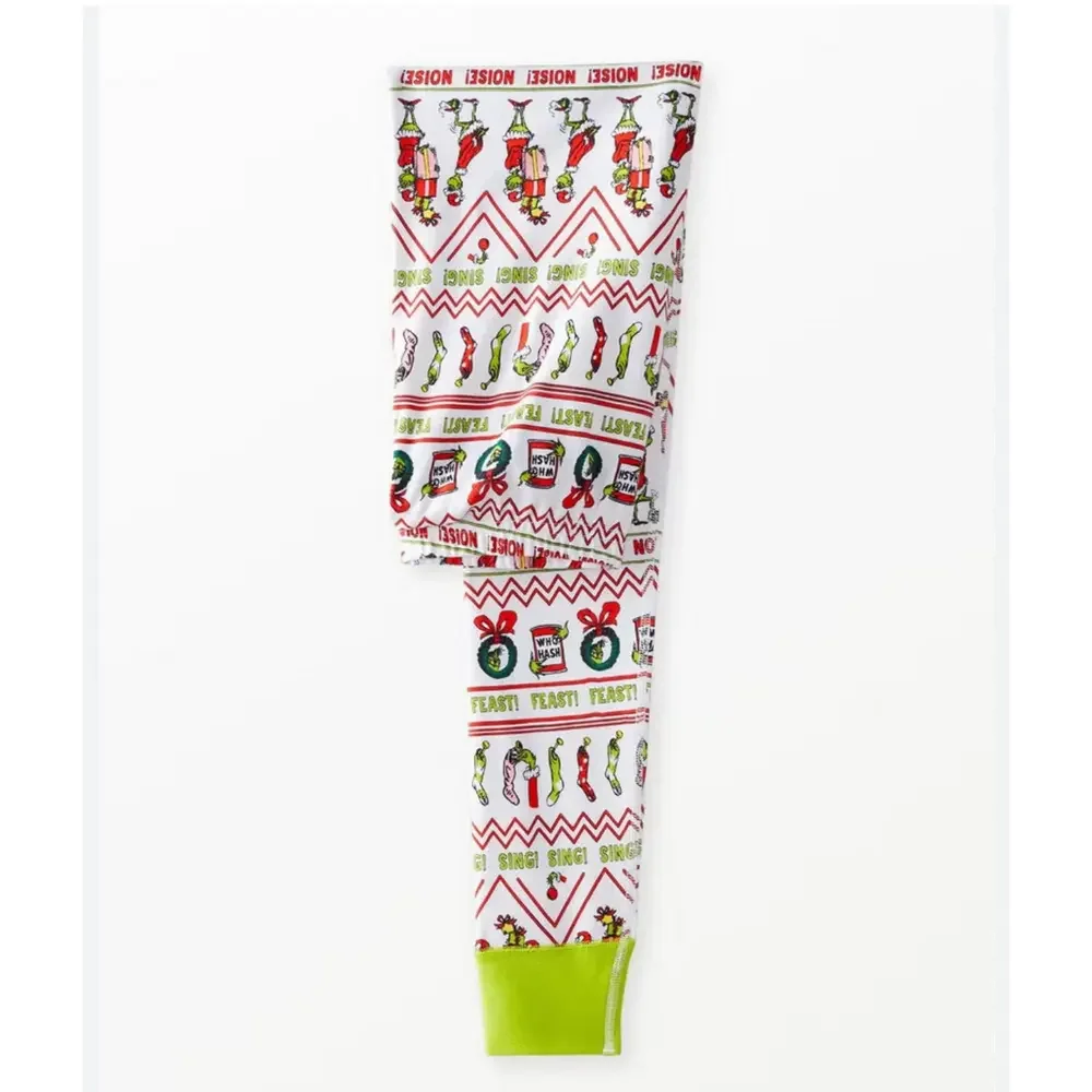 Hanna Andersson Dr. Seuss Grinch Kids‎ Pajama Pant Size 12